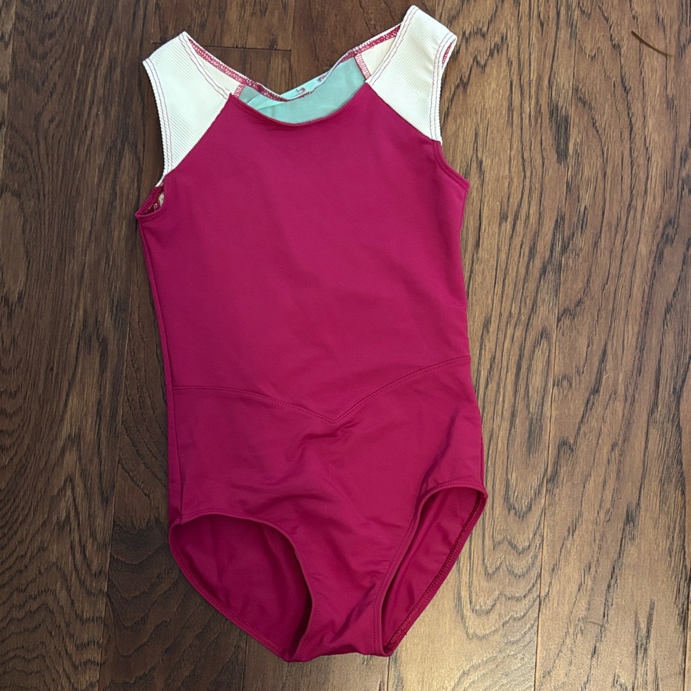 Tiger Friday, Burgundy Sleeveless Leotard